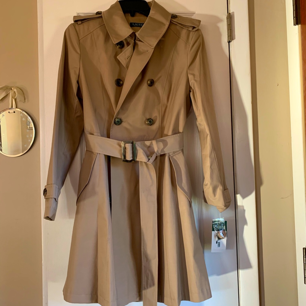 NWT Ralph Lauren Trench/Rain coat